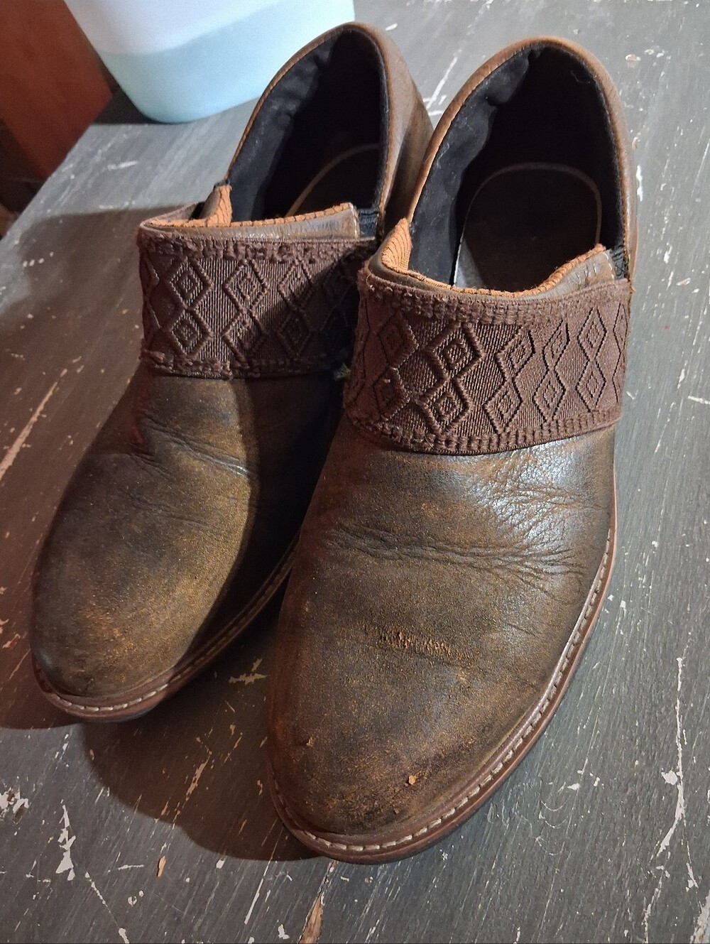 Timberland Pro Leather Slip On Oil & Slip Resistance Size 9